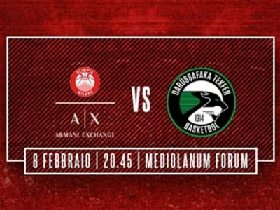 A|X Armani Exchange Olimpia Milano vs Darussafaka Istanbul